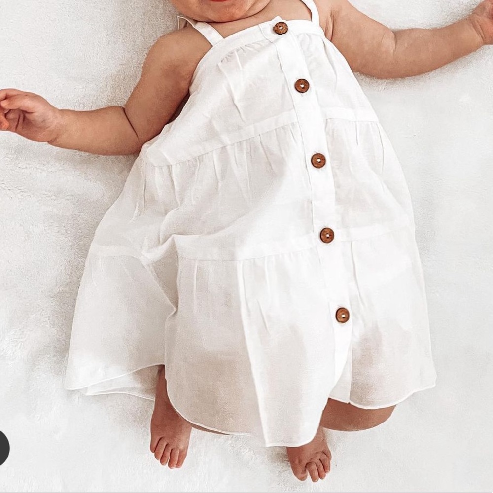 Never worn white linen dress.